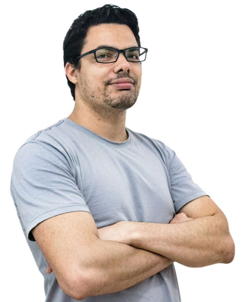 чоловік в окулярах